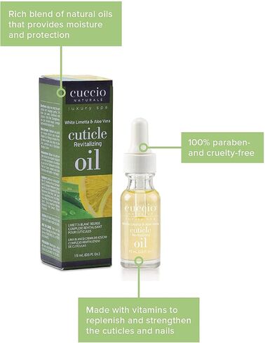 تنشيط Cuccio Naturale - زيت مرطب للبشرة التي تم إصلاحها بين عشية وضحاها - علاج للبشرة التالفة والأظافر الرقيقة - تركيبة خالية من البارابين / القسوة - الحليب والعسل - 2.5 أوقية in Kuwait