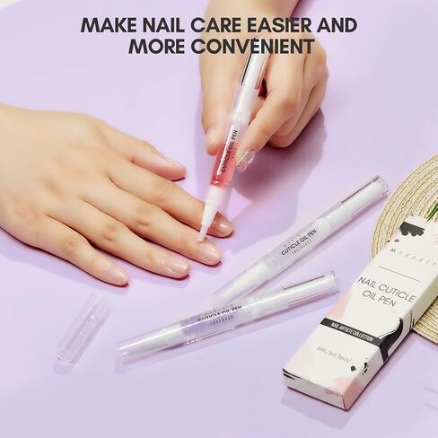 Makartt Cuticle Oil For Nails Care, 15ML Cuticle Softener Nail Growth Treatment Quickly Absorbed Water-Oil Separation Deep Moisturizing Nail Repair Oil w/Natural Vitamin E Moisturized Gel Nail Polish in Kuwait