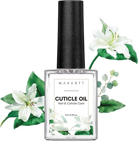 Makartt Cuticle Oil For Nails Care, 15ML Cuticle Softener Nail Growth Treatment Quickly Absorbed Water-Oil Separation Deep Moisturizing Nail Repair Oil w/Natural Vitamin E Moisturized Gel Nail Polish in Kuwait