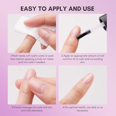 Makartt Cuticle Oil For Nails Care, 15ML Cuticle Softener Nail Growth Treatment Quickly Absorbed Water-Oil Separation Deep Moisturizing Nail Repair Oil w/Natural Vitamin E Moisturized Gel Nail Polish in Kuwait