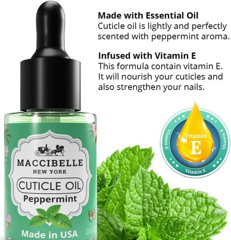 Maccibelle Cuticle Oil 0.5 oz - Heals Dry Cracked Cuticles (Green Tea, 0.5 Fl Oz) in Saudi Arabia