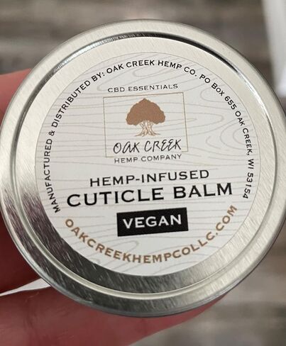Oak Creek Hemp Company - All Natural Vegan Cuticle Balm (1 oz tin) in Saudi Arabia