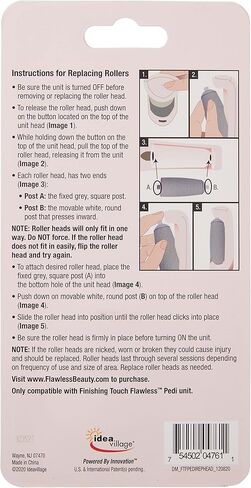 مبرد الأدوات الإلكترونية Flawless Pedi من Finishing Touch ومزيل مسامير القدم والباديكير in Kuwait