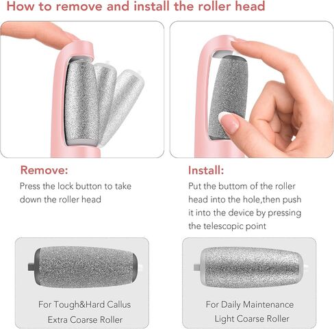 Electric Callus Remover for Feet, Professional Pedicure Kit Foot Scrubber for Dry, Dead, Cracked, Hard Skin, at Home Feet Spa Care Kit for Men & Women (Blue) in Saudi Arabia