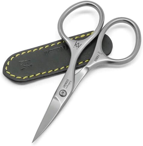 GERMANIKURE Professional Nail Cutter Scissors - FINOX Stainless Steel Manicure Tools in Leather Case - Ethically Made in Solingen Germany - 4704 in Saudi Arabia
