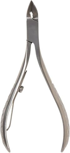 Revlon Cuticle Trimmer, Full Jaw Cuticle Remover Tool, Nail Care, High Precision Blade, Easy Grip, Stainless Steel (Pack of 1) in Saudi Arabia
