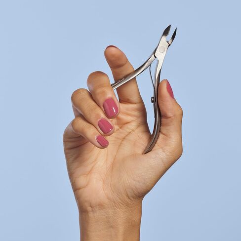Revlon Cuticle Trimmer, Full Jaw Cuticle Remover Tool, Nail Care, High Precision Blade, Easy Grip, Stainless Steel (Pack of 1) in Saudi Arabia
