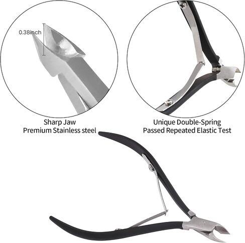 Cuticle Trimmer with Cuticle Pusher, SoHai Cuticle Remover Cutter Nipper and Triangle Cuticle Nail Pusher Peeler Scraper, Durable Dead Skin Clipper Manicure Pedicure Tools (Colorful) in Saudi Arabia
