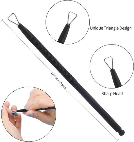 Cuticle Trimmer with Cuticle Pusher, SoHai Cuticle Remover Cutter Nipper and Triangle Cuticle Nail Pusher Peeler Scraper, Durable Dead Skin Clipper Manicure Pedicure Tools (Colorful) in Saudi Arabia