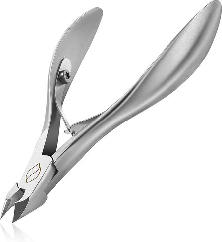 FERYES Cuticle Clipper with Pusher, 2 in 1 Professional Cuticle Trimmer, 6mm Full Jaw Cuticle Nipper, Stainless Steel Cuticle Remover Tool in Saudi Arabia