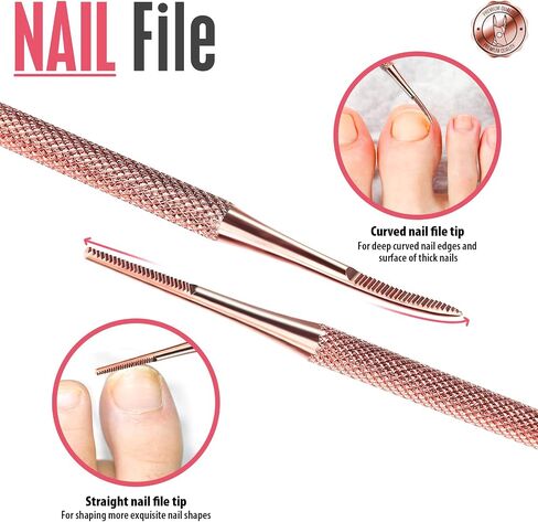 FANDAMEI Cuticle Kit, 4 PCS Nail Care Kit, Manicure Pedicure Tools, Nail Cuticle Nippers, Ingrown Toenail Tools Kit, Toenail File and Lifters Stainless Steel, Nail Lifter, Nail Cuticle Pusher in Saudi Arabia