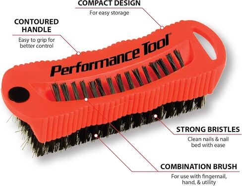 Performance Tool W3300 Nail Brush,,Black / White in Kuwait