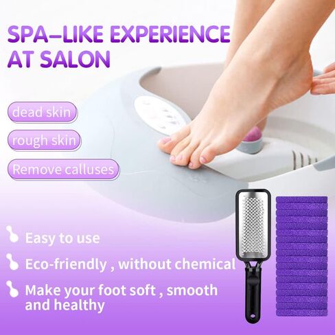 Foot Callus Remover Kit Foot File Callus Remover for Feet Pedicure Supplies Professional Metal Foot File and 20 PCS Pumice Stone for Feet Foot Scraper for Callus Removal Rough Dead Skin Removal. in Saudi Arabia