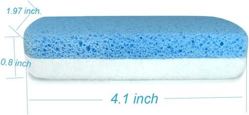 حجر خفاف مزدوج الجوانب للأقدام والبشرة الصلبة 100% مزيل مسامير القدم من الزجاج الكتاني، يقشر القدمين وينعم البشرة in Kuwait