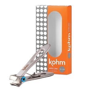 Nail Clippers for Thick Nails - Heavy Duty, Sharp Wide Mouth Professional Fingernail and Toenail Clippers for Men, Women & Seniors, Black in Kuwait