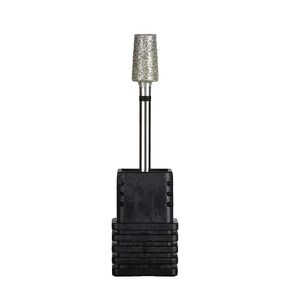 NMKL38 Small Tapered Barrel Diamond Nail File Drill Bit Cuticle Cleaner Burr Tool for Electric Drill Machine Manicure Pedicure Polishing Kit (5.2x9.8)