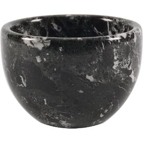 Radicaln Marble Shaving Cream Bowl Black 4' x 3' Inches Handmade Shaving Bowl Mens Barber Supplies - Bowl For Esthetician Supplies Like Shaving Gel - Used By Barber For Beard Bar Clean Up