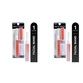 Kai About Face Sonic Beauty Wand with Bonus Eyebrow Shaper; Battery Operated Face Hair Remover; Face, Chin, & Lip Hair Remover, Face Hair Remover Tool for Women, Epilator for Men & Women (Pack of 2) in Kuwait