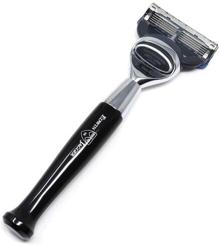 Edwin Jagger Diffusion 72 Series - Gillette Fusion Proglide Razor, Chrome Plated (Green) in Saudi Arabia