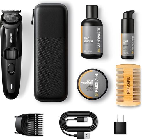 تشتمل مجموعة MANSCAPED® The Beard Hedger™ المتقدمة على أداة تشذيب اللحية والشارب الدقيقة المتميزة، والشامبو المرطب، والبلسم المنعم، وزيت الترطيب، ومشط شعر الوجه. in Kuwait