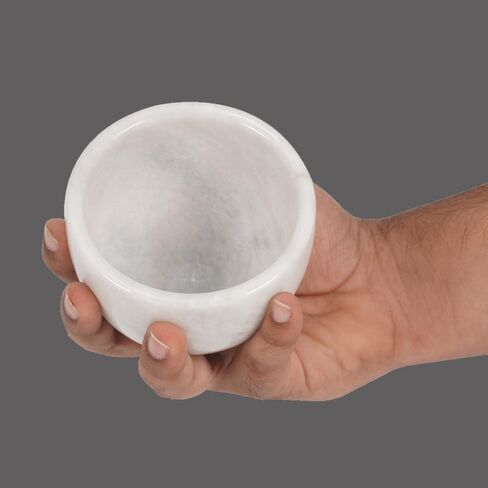 Radicaln Marble Shaving Cream Bowl Black 4' x 3' Inches Handmade Shaving Bowl Mens Barber Supplies - Bowl For Esthetician Supplies Like Shaving Gel - Used By Barber For Beard Bar Clean Up in Kuwait