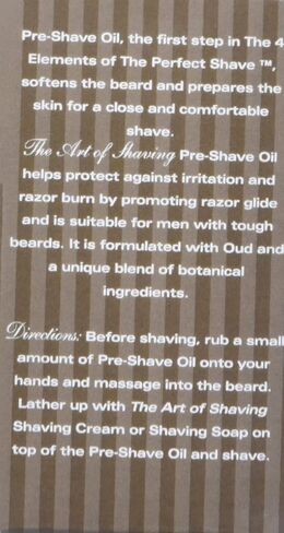 The Art of Shaving Pre Shave Beard Oil for Men, Protects Against Irritation and Razor Burn, Clinically Tested for Sensitive Skin, Oud, Woody, 2 Fl Oz in Kuwait