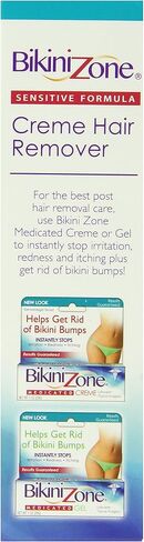 Bikini Zone Crème Hair Remover – Instant Hair Removal for Women – Depilatory Cream for Sensitive Skin & Delicate Areas – Lasts Longer than Shaving – Painless w/Aloe, Chamomile & Green Tea in Saudi Arabia