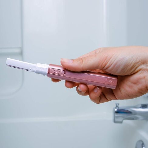 Kai About Face Sonic Beauty Wand with Bonus Eyebrow Shaper; Battery Operated Face Hair Remover; Face, Chin, & Lip Hair Remover, Face Hair Remover Tool for Women, Epilator for Men & Women (Pack of 2) in Kuwait