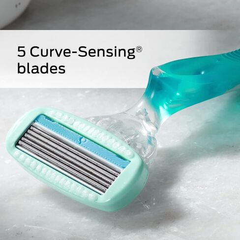 Schick Hydro Silk Sensitive Skin Razor for Women With 5 Moisturizing Razor Blade Refills in Saudi Arabia