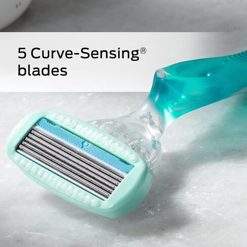 Schick Hydro Silk Moisturizing Razor Blade Refills for Women with Shower Hanger, 4 Count in Saudi Arabia