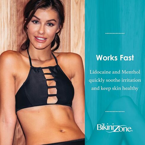 Bikini Zone Medicated After Shave Gel - Instantly Stop Shaving Bumps, Irritation, Redness & Itching in Sensitive Areas - Gentle, Clear Formula - Dermatologist Approved (1 oz) in Saudi Arabia