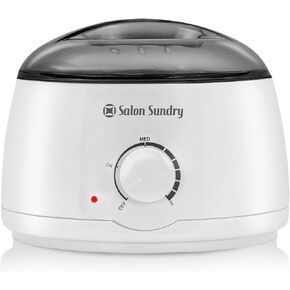 Salon Sundry Portable Electric Hot Wax Warmer Machine for Hair Removal - Black with Clear Lid in Kuwait