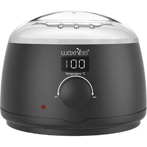 waxkiss Wax Warmer, Digital Wax Warmer for Professional Hair Removal with See-Through Lid and 14oz Wax Pot