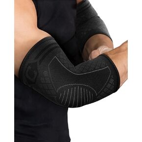 CAMBIVO 2 Pack Elbow Brace Compression Sleeve, Tennis & Golfer's Elbow | Breathable 3D Knit, Moisture-Wicking, No Straps or Velcro, Epicondylitis, Tendonitis & Arthritis Relief, All-Day Wear in Saudi Arabia