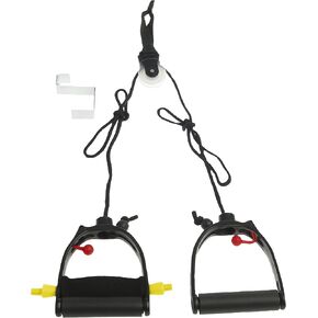 Lifeline Multi-Use Shoulder Pulley Deluxe for Assisting Rehabilitation and Increasing Flexibility Black in Saudi Arabia