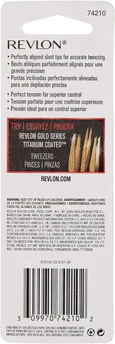 Expert Eyebrow Hair Removal Tweezer by Revlon, Tweezers for Men, Women & Kids, Stainless Steel in Saudi Arabia