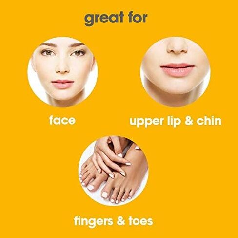 Nad's Facial Wax Strips - Natural All Skin Types - Waxing Kit With 30 Face Wax Strips & Post Wax Oil, 1 Count in Kuwait