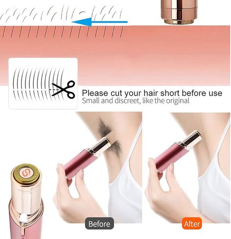 رؤوس بديلة خالية من العيوب، متوافقة مع اداة ازالة شعر الوجه بدون عيوب كما تظهر على التلفزيون، الجيل 1 مطلية بالذهب (6 قطع) مع فرشاة تنظيف وتخزين حافظة in Kuwait