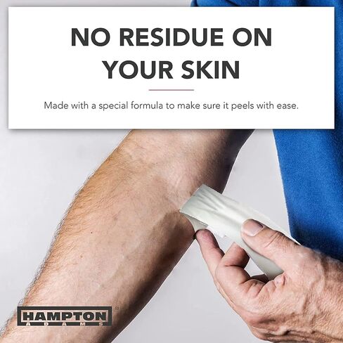 Hampton Adams (32 Pack White Bulk Athletic Tape - 1.5" x 45 feet Per Roll - NO Sticky Residue & Easy to Tear - Perfect for Sports Athletes, Trainers & First Aid Injury Wrap: Fingers Ankles Wrist in Saudi Arabia