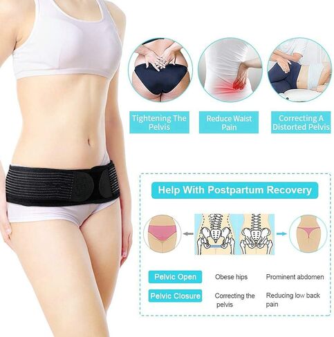 Avaneeny Medical Si Sacroiliac Hip Belt for Women and Men That Alleviate Sciatic, Pelvic, Lower Back and Leg Pain, Stabilize SI Joint, Anti-Slip and Pilling-Resistant in Kuwait