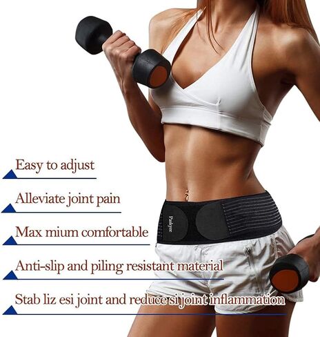 Avaneeny Medical Si Sacroiliac Hip Belt for Women and Men That Alleviate Sciatic, Pelvic, Lower Back and Leg Pain, Stabilize SI Joint, Anti-Slip and Pilling-Resistant in Kuwait