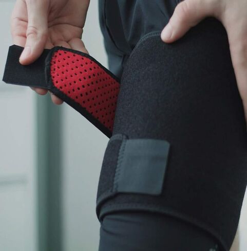 Hip Brace Thigh Compression Sleeve – Hamstring Compression Sleeve & Groin Compression Wrap for Hip Pain Relief. Support for Hip Replacements, Sciatica, Quad Muscle Strains - Large Left in Saudi Arabia