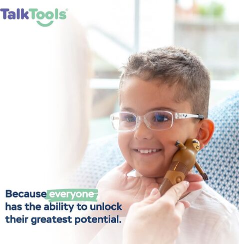 TalkTools Jiggler® | مدلك الوجه عن طريق الفم القابل للمضغ، مجموعة من 2 مدلك حسي عن طريق الفم | العلاج الحركي المهدئ للأطفال (أخضر وأزرق) in Kuwait
