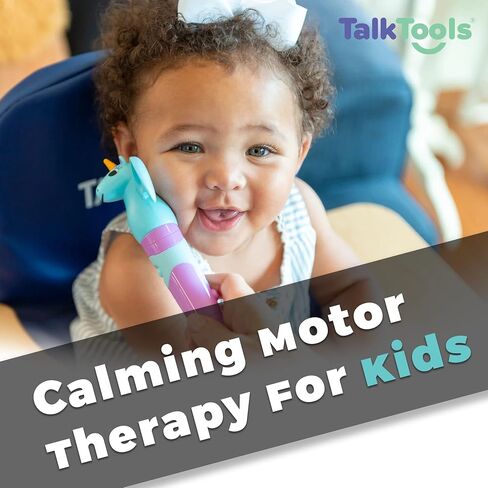 TalkTools Jiggler® | مدلك الوجه عن طريق الفم القابل للمضغ، مجموعة من 2 مدلك حسي عن طريق الفم | العلاج الحركي المهدئ للأطفال (أخضر وأزرق) in Kuwait