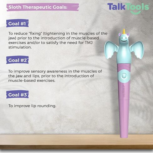 TalkTools Jiggler® | مدلك الوجه عن طريق الفم القابل للمضغ، مجموعة من 2 مدلك حسي عن طريق الفم | العلاج الحركي المهدئ للأطفال (أخضر وأزرق) in Kuwait