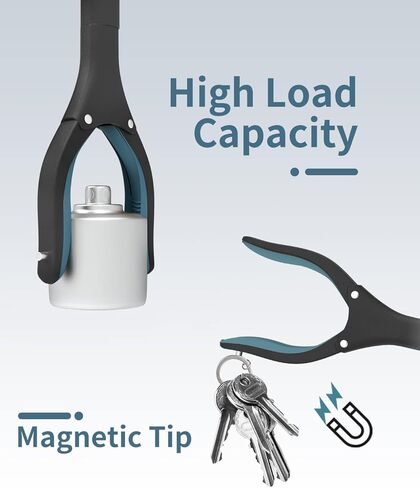 3-Piece Hip Knee Replacement Recovery Kit, Jellas 32-inch Foldable Reacher Grabber with Shoehorn, Sock Aid Device for Seniors, 14-inch Bath Sponge 2 Sides in Kuwait