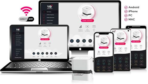 مجموعة إعادة الملء | 2 اختبارات إضافية لاختبار YO المنزلي للحيوانات المنوية | تحليل السائل المنوي المتحرك | جهاز اختبار YO غير متضمن - عبوة إعادة التعبئة فقط | اختر: 4 عبوات، 2 عبوة in Saudi Arabia