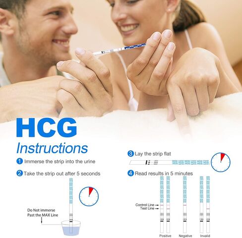 MomMed Ovulation Test Strips, Ovulation and Pregnancy Tests (LH50-HCG20), Includes 50 Ovulation Tests and 20 Pregnancy Tests with 70 Urine Cups, Accurately Track Ovulation and Detect Early Pregnancy in Saudi Arabia