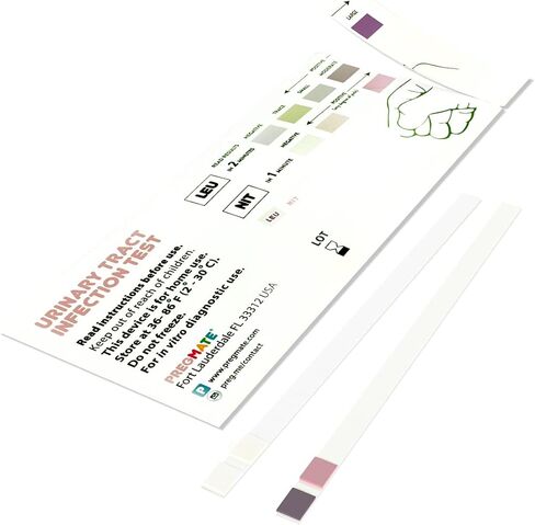 20 شريط اختبار لعدوى المسالك البولية من بريجمات، معبأة بشكل فردي (20 قطعة) in Kuwait