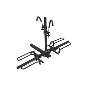 MaxxHaul 50027 Hitch Mount Bike Rack Platform Style 2-Bike Rack for Cars Trucks SUVs Minivans with Hitch Tightener
